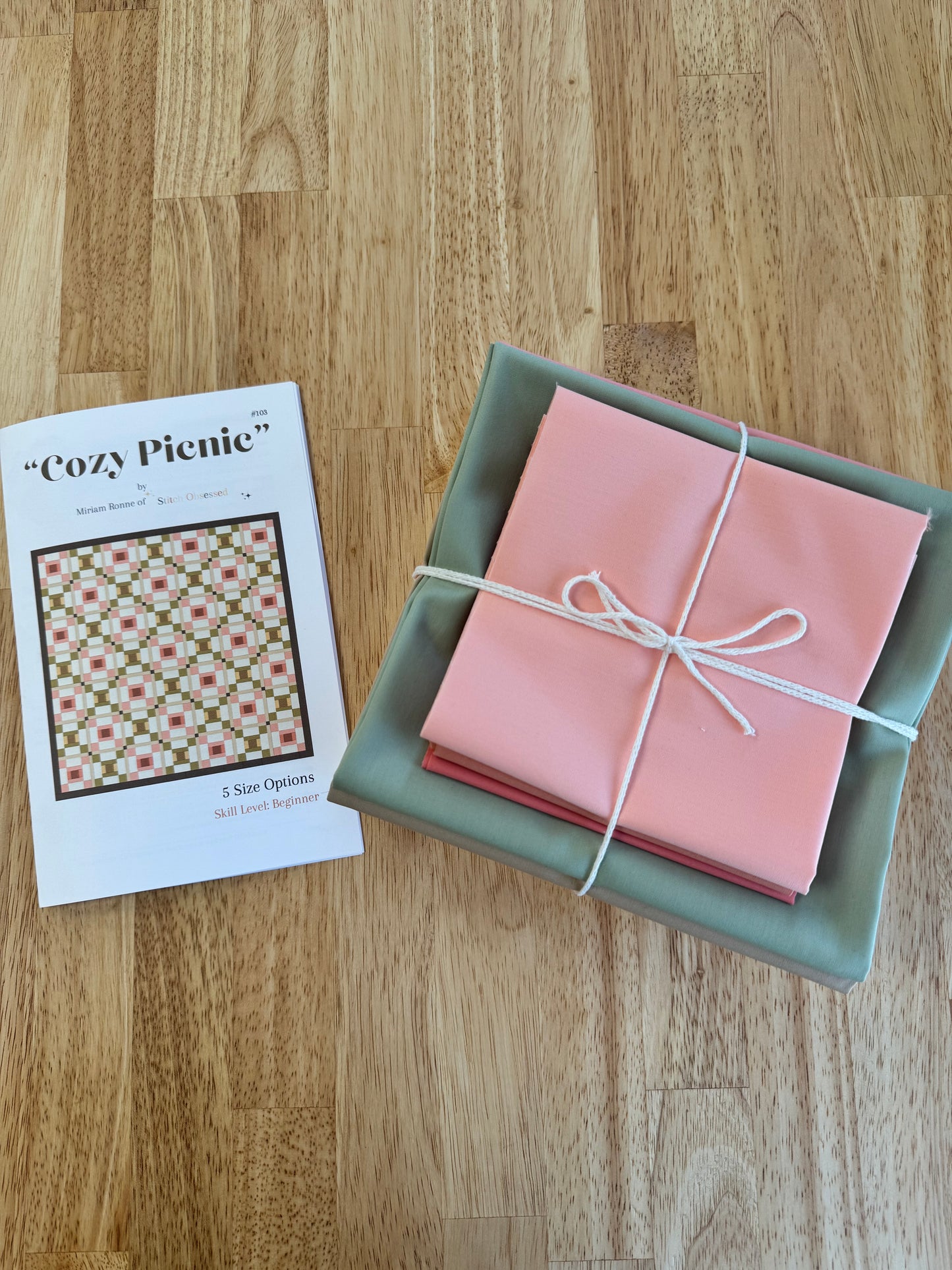 Earthy Cozy Picnic Quilt Kit