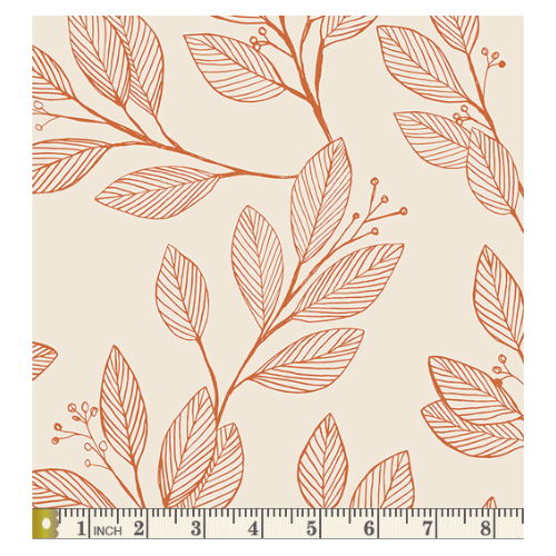 "Laurel Sienna" 108" Wide Back- 1/2 yard