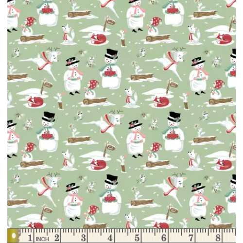 "Mint Mr. & Mrs. Flurry"- Poppie Cotton