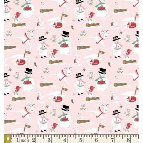 "Pink Mr. & Mrs. Flurry"- Poppie Cotton