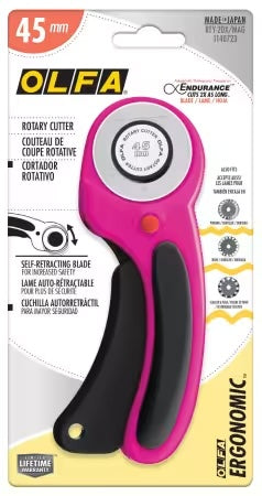 Olfa Ergonomic Rotary Cutter 45mm