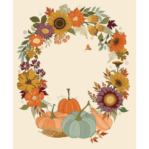 "The Awe of Autumn Wreath Panel"-RBD