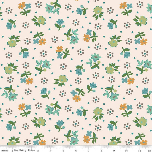 "Gentler Times Reunion Pebble" 108" Wide Back- 1/2 yard