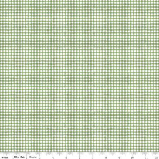 "Magical Winterland Gingham Green"-RBD