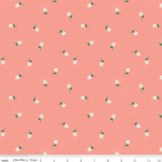 "Stay Wild Grid Flowers Coral"-RBD