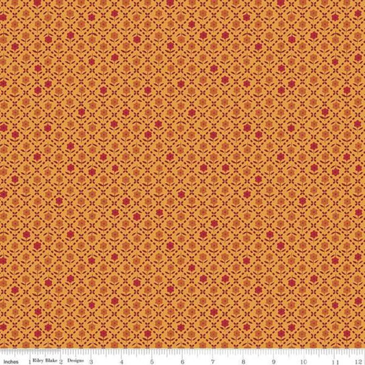 "Bee Plaids Zinnia Autumn" by Lori Holt-RBD