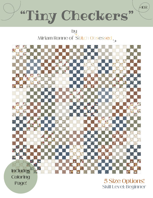 Checkers Patterns Fun PDF Quilt Patterns โ Stitch Obsessed